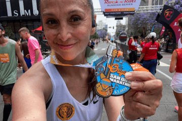 Marathon Race Day Finisher Photo