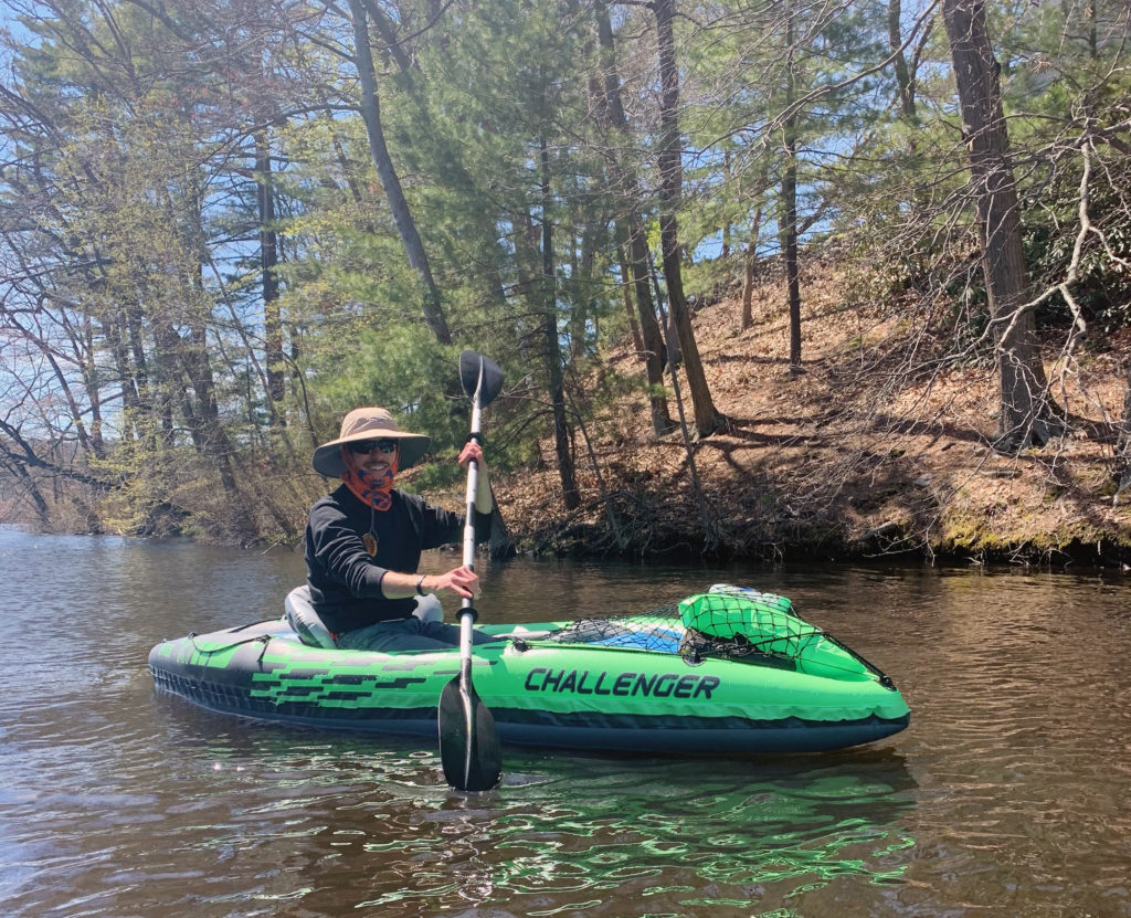 Chris Kayaking