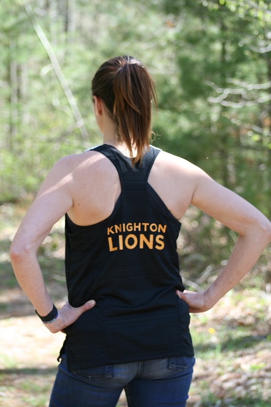 Women's singlet back