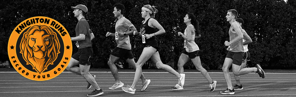 Photo of Knighton Runs Athletes running on a track.