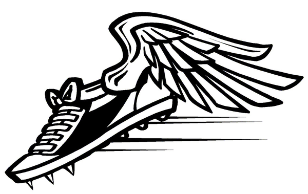 Image of Indoor Track Spike with Wings.