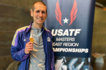 Coach Chris at USATF East Masters Indoor Championships