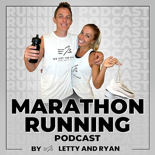 Marathon Running Podcast with Letty and Ryan cover art.
