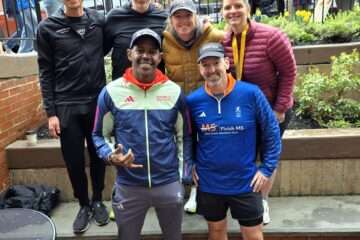Knighton Runs Marathon Team